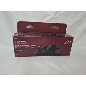 ACE Hardware 29097 6 1/2" Adjustable Block Plane / Wood Cutter - NEW